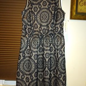 Blace Lace Lined Dress Junior Girl size L